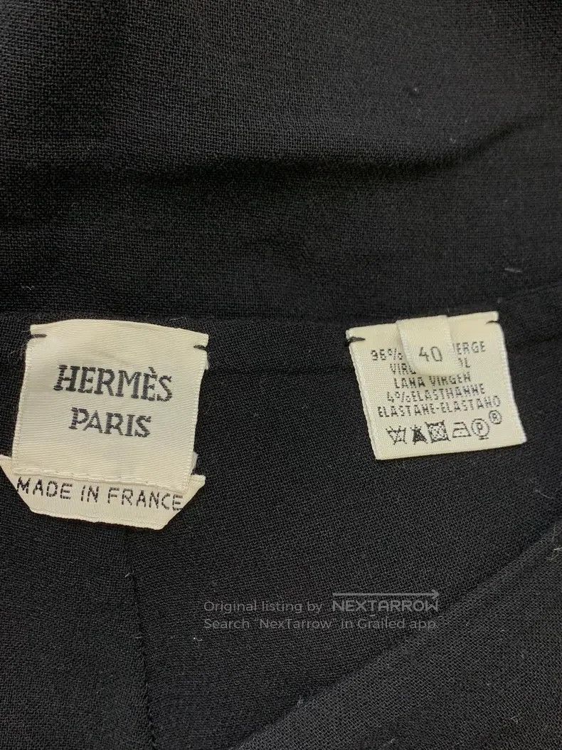 Hermes Hermes Black five-inch pants Size 26" / US 2 / IT 38 - 3 Thumbnail
