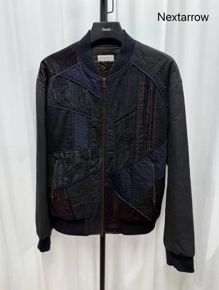 Dries Van Noten Dries van noten Applique heavy bomber 2412-Nextarrow Size US L / EU 52-54 / 3 - 1 Thumbnail