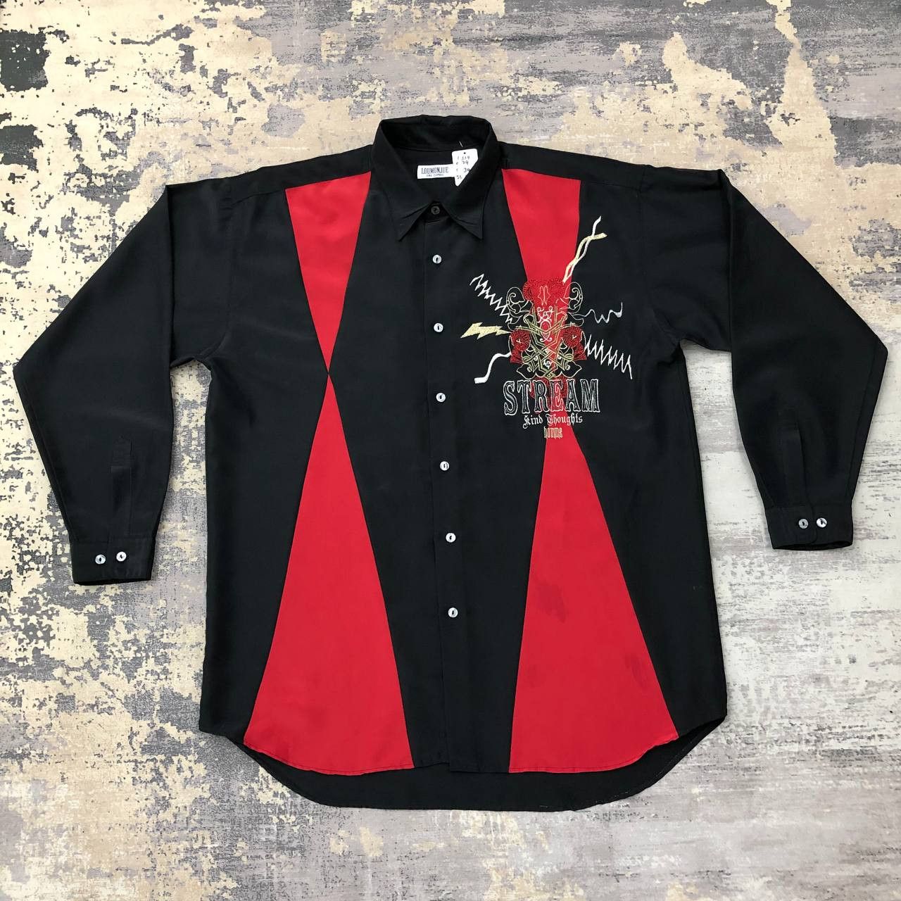 Japanese Brand × Vintage T319 VTG SILK LOUMONJUE MADE IN JAPAN SHIRTS Size US XL / EU 56 / 4 - 1 Thumbnail