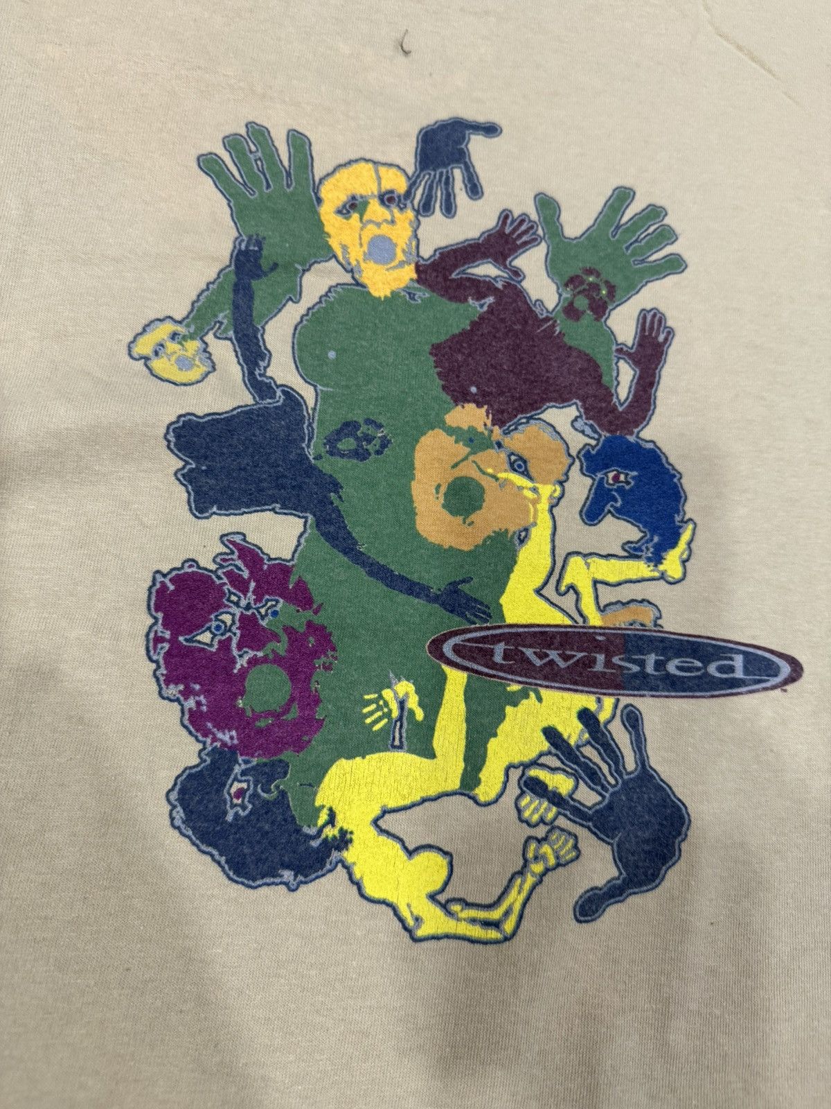 Vintage TWISTED - vintage retrowear skateboard single stitch tee Size US M / EU 48-50 / 2 - 3 Thumbnail