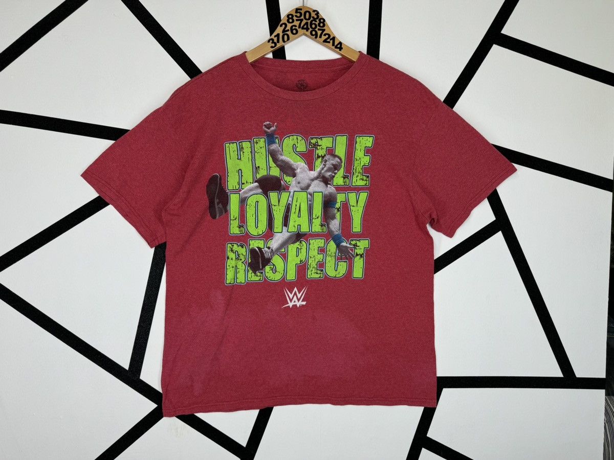Vintage Hustle Loyalty Respect John Cena WWE WWF T-shirt Big Logo H Size US M / EU 48-50 / 2 - 3 Thumbnail