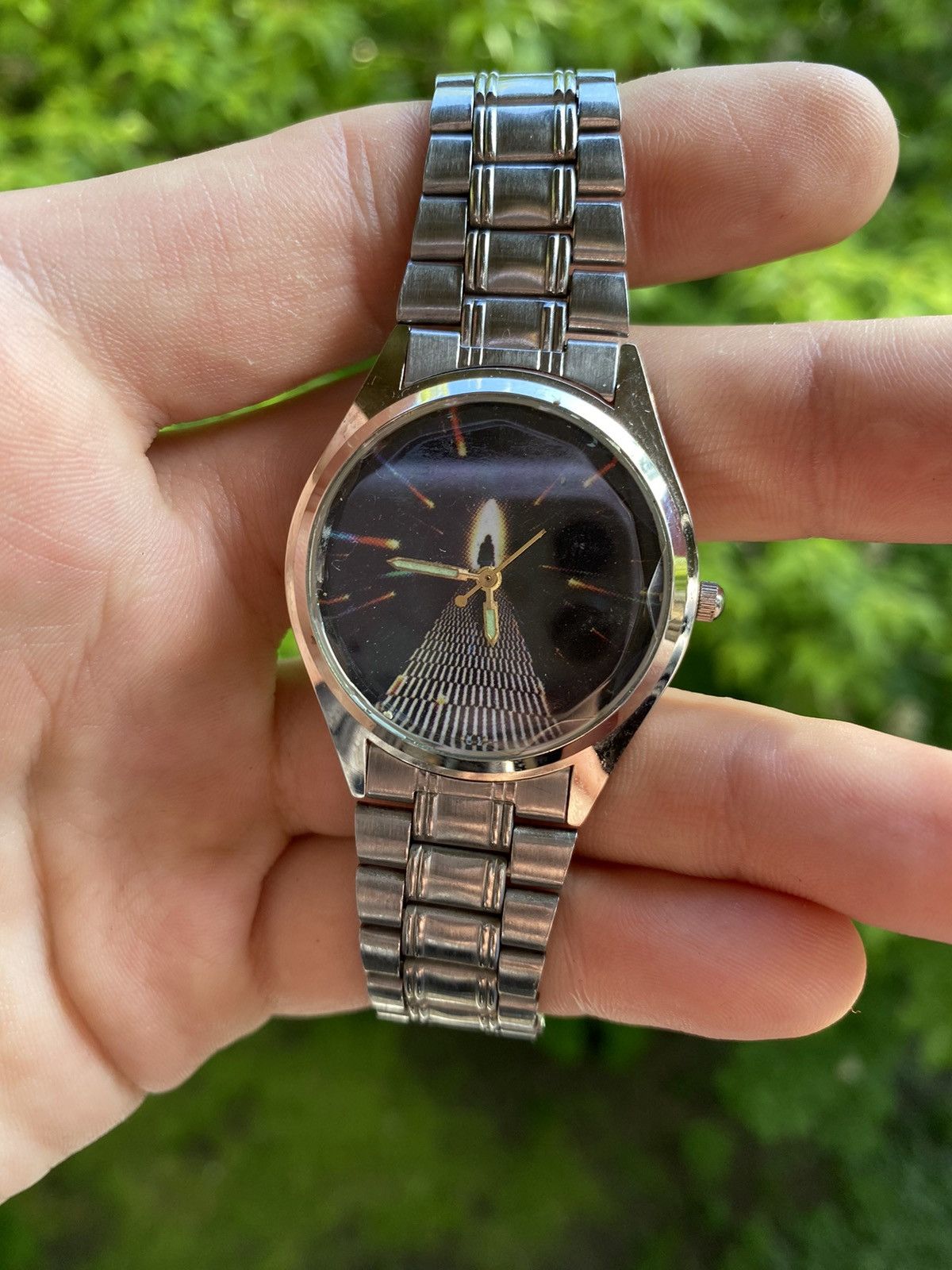 Japanese Brand × Jewelry × Vintage Stylish Men’s Watch with Cosmic Design Size ONE SIZE - 6 Thumbnail