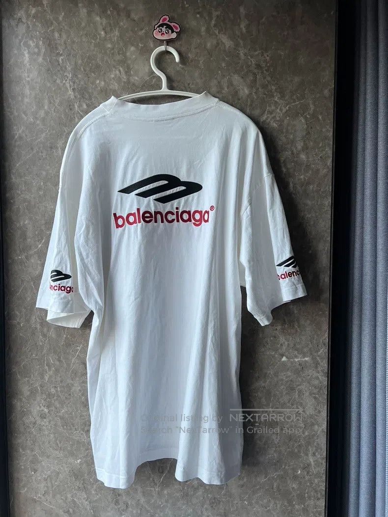 Balenciaga Balenciaga 3B Embroidered Short Sleeve Size US M / EU 48-50 / 2 - 2 Thumbnail