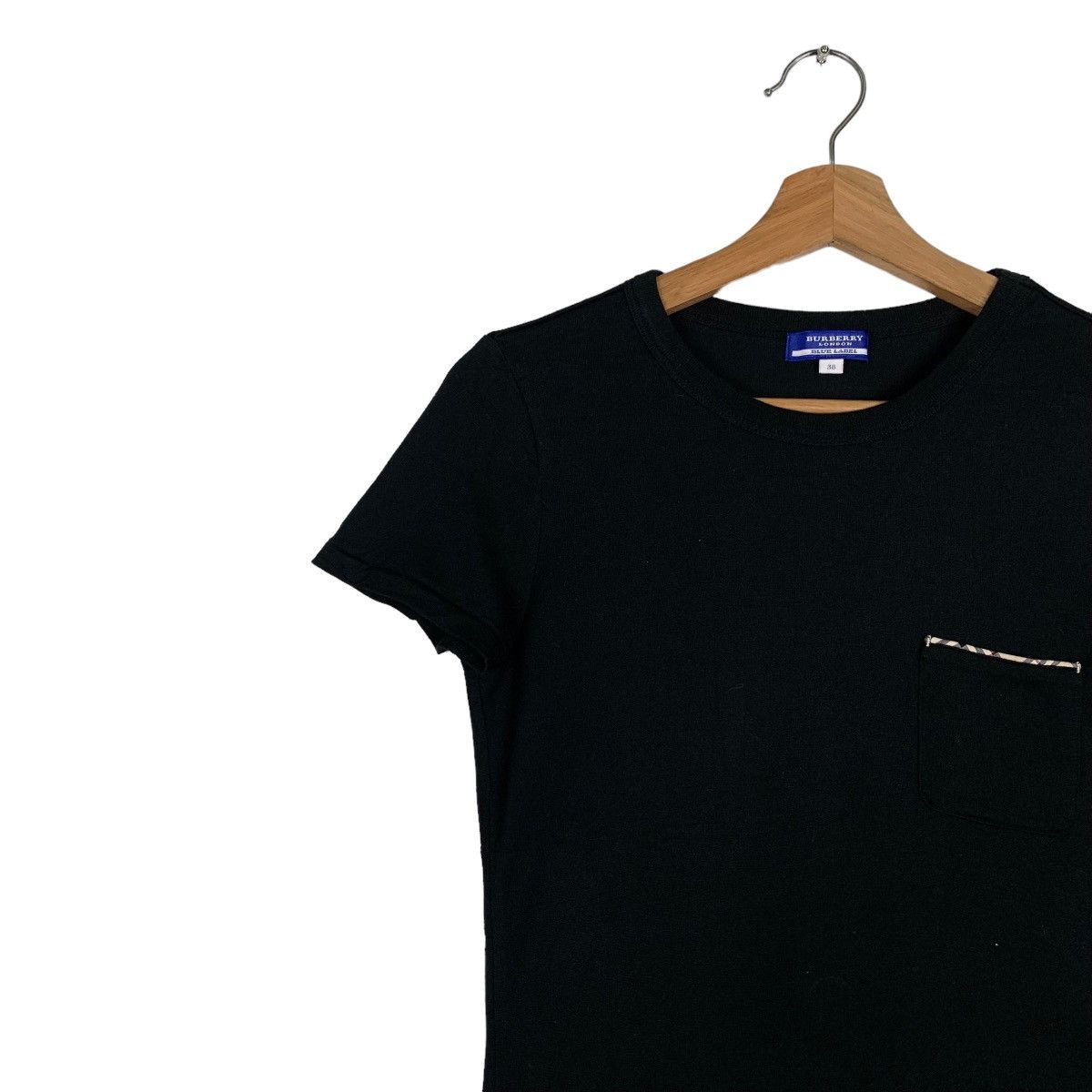 Burberry BURBERRY LONDON BLUE LABEL SINGLE POCKET TEES #0211-C10 Size S / US 4 / IT 40 - 7 Thumbnail