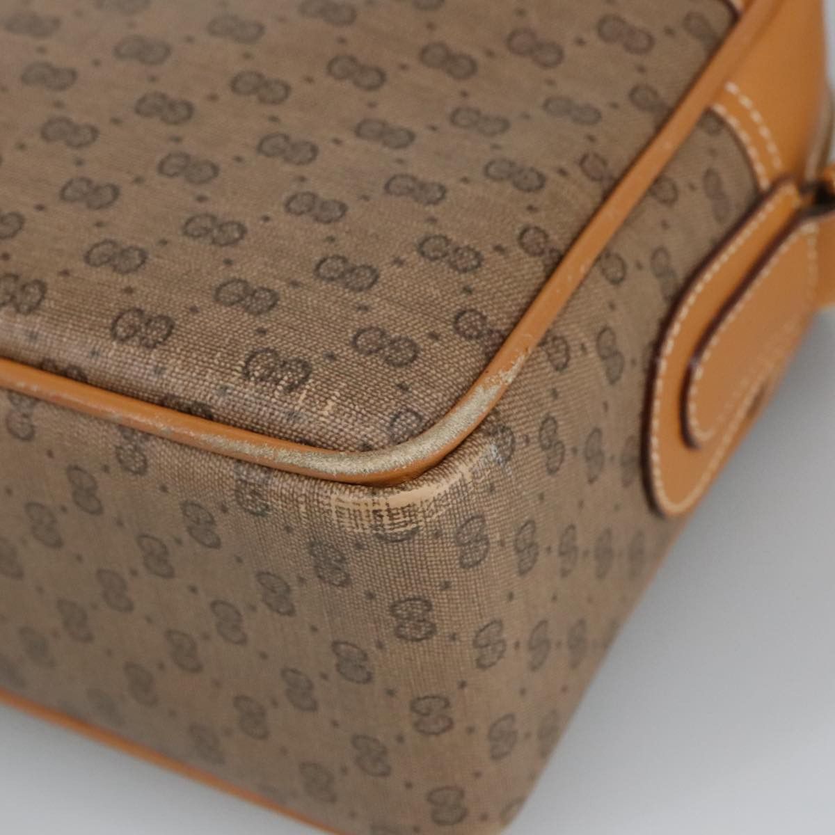 Gucci GUCCI Micro GG Supreme Shoulder Bag Pvc Leather Beige Gold Size ONE SIZE - 10 Thumbnail