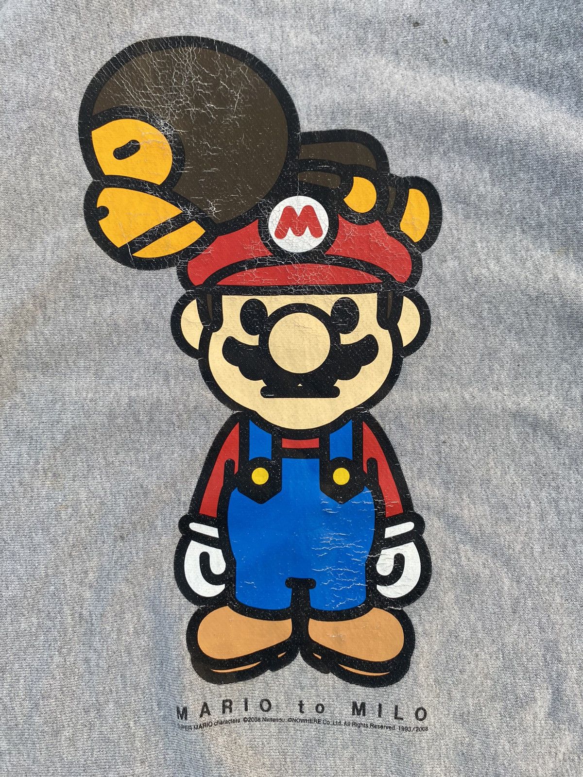 Bape Bape Baby Milo x Mario Sweatshirt Size US L / EU 52-54 / 3 - 4 Thumbnail