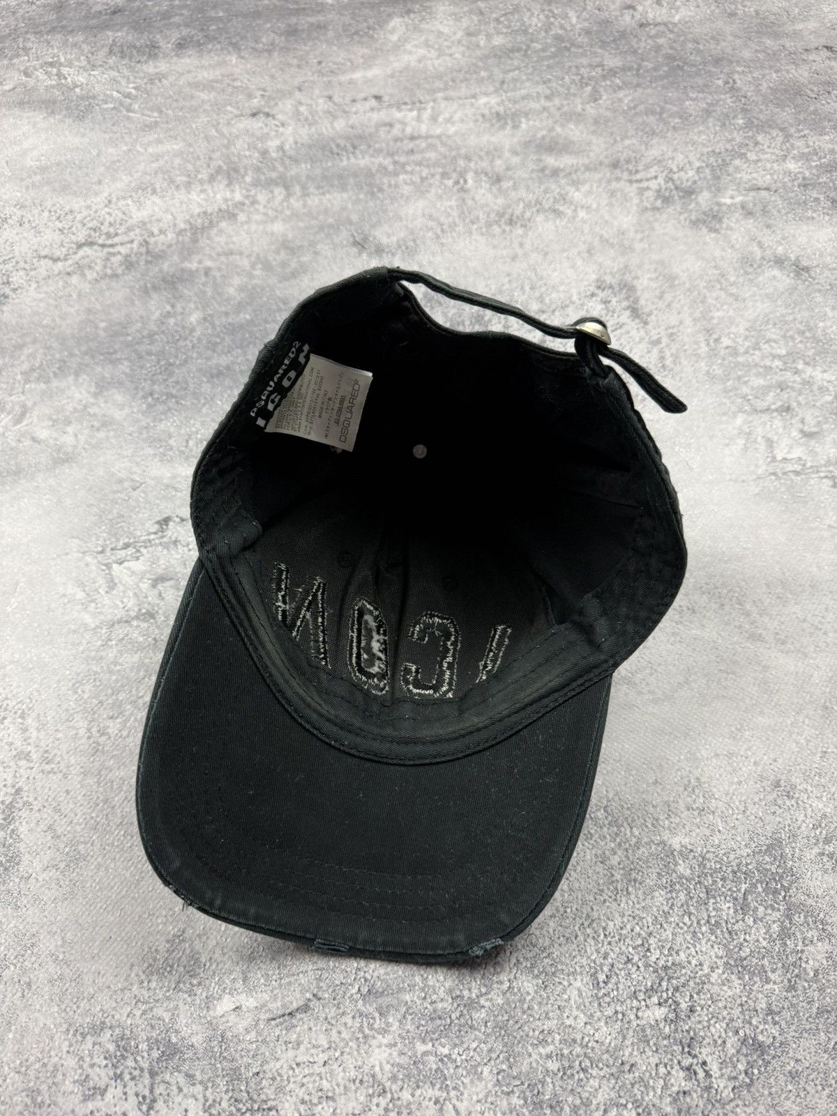 Dsquared2 Dsquared2 ICON Volume Embroidered Big Logo Cap Hat Y2K Hype Size ONE SIZE - 9 Thumbnail