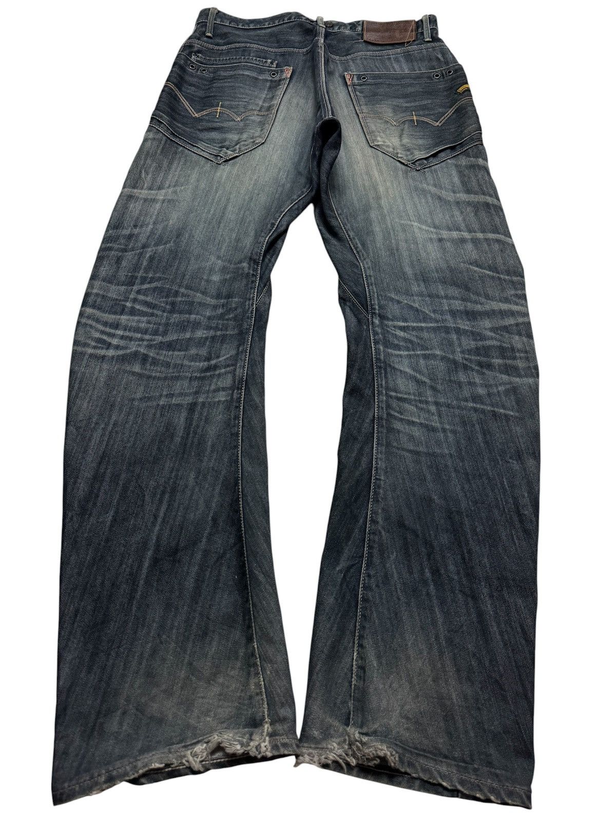 Edwin VTG EDWIN E-FUNCTION RUSTY SICK MUDPUNK WHSIKER DARK JEAN Size US 32 / EU 48 - 2 Thumbnail