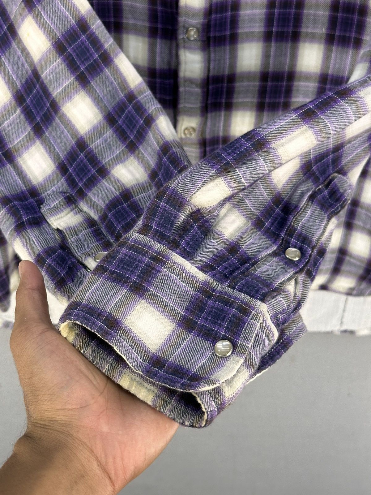 Flannel A.V.V Homme Checkered Western Shirt Button Up Size US M / EU 48-50 / 2 - 11 Thumbnail