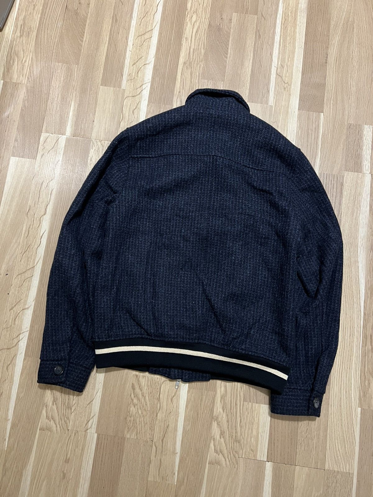 Japanese Brand × Oliver Spencer Oliver Spencer wool varsity jacket old money style 90 luxury Size US M / EU 48-50 / 2 - 8 Thumbnail