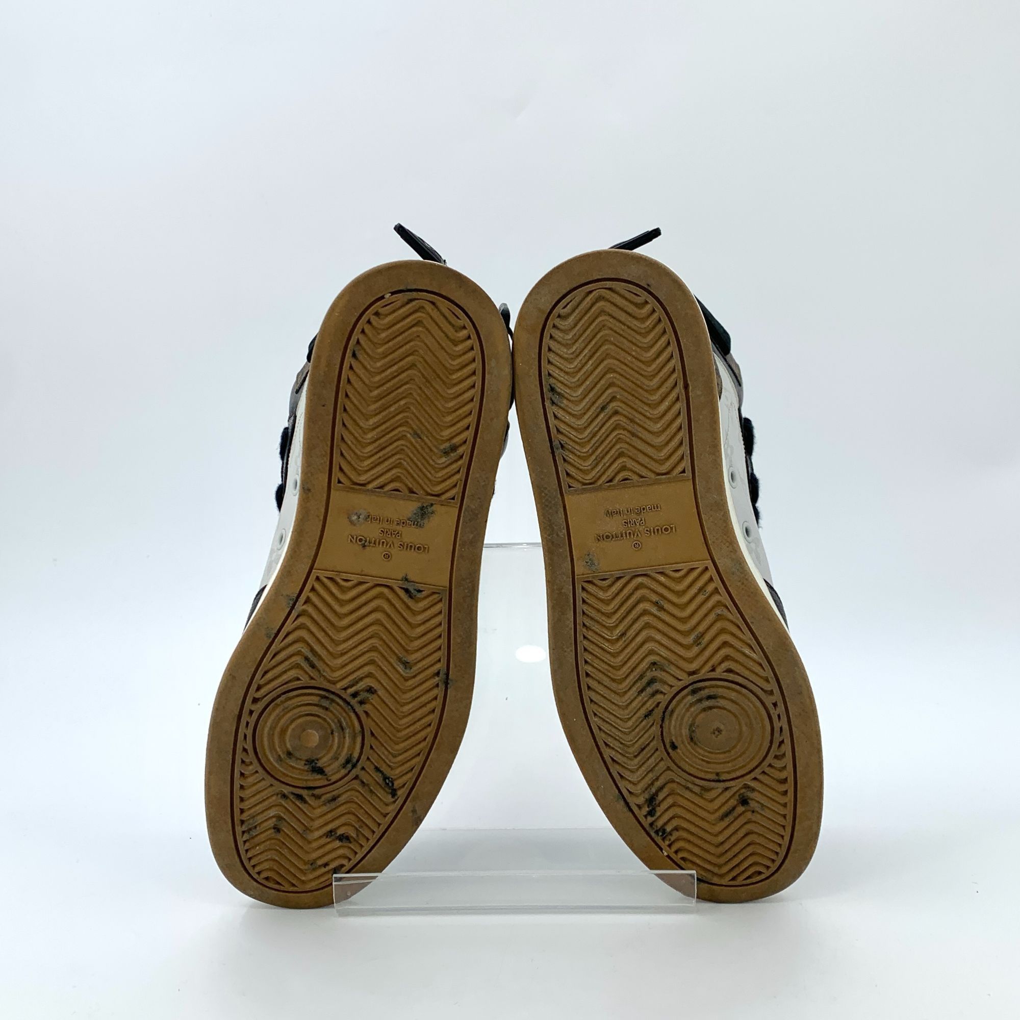Louis Vuitton Louis Vuitton Monogram High-Top Sneakers Black/Brown Size US 7 / EU 40 - 5 Thumbnail