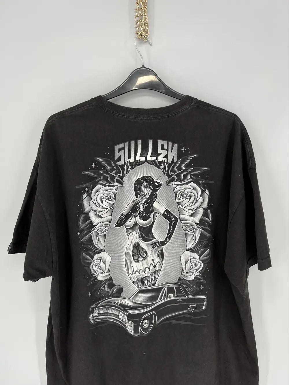 Band Tees × Vintage Vintage Sullen Skull T-shirt Sullen Big Size XXXL Size US XXL / EU 58 / 5 - 10 Thumbnail