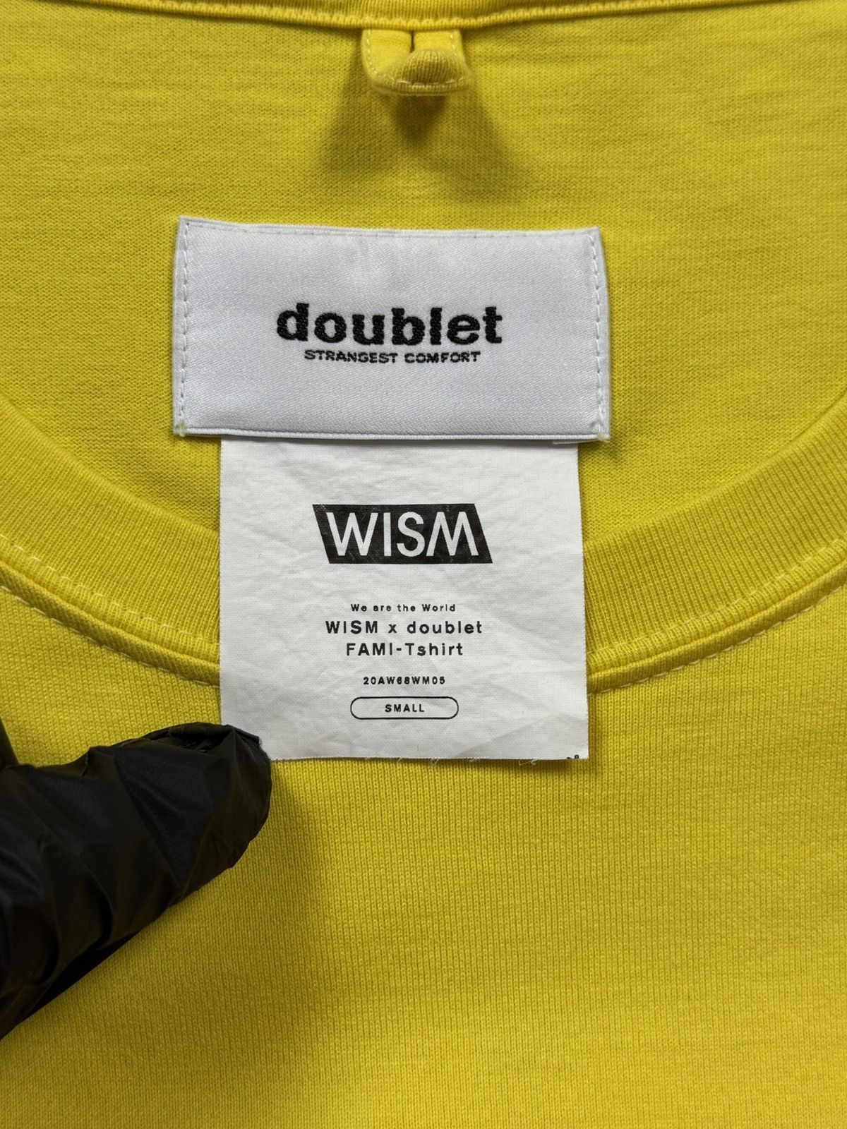 Doublet Aw20 Doublet Fami Tee(Yellow/Boxy L) Size US L / EU 52-54 / 3 - 7 Thumbnail