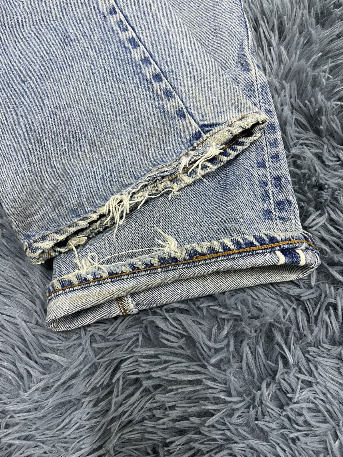 Levi's × Vintage Vtg 501 selvedges distressed denim pant Size US 30 / EU 46 - 10 Thumbnail