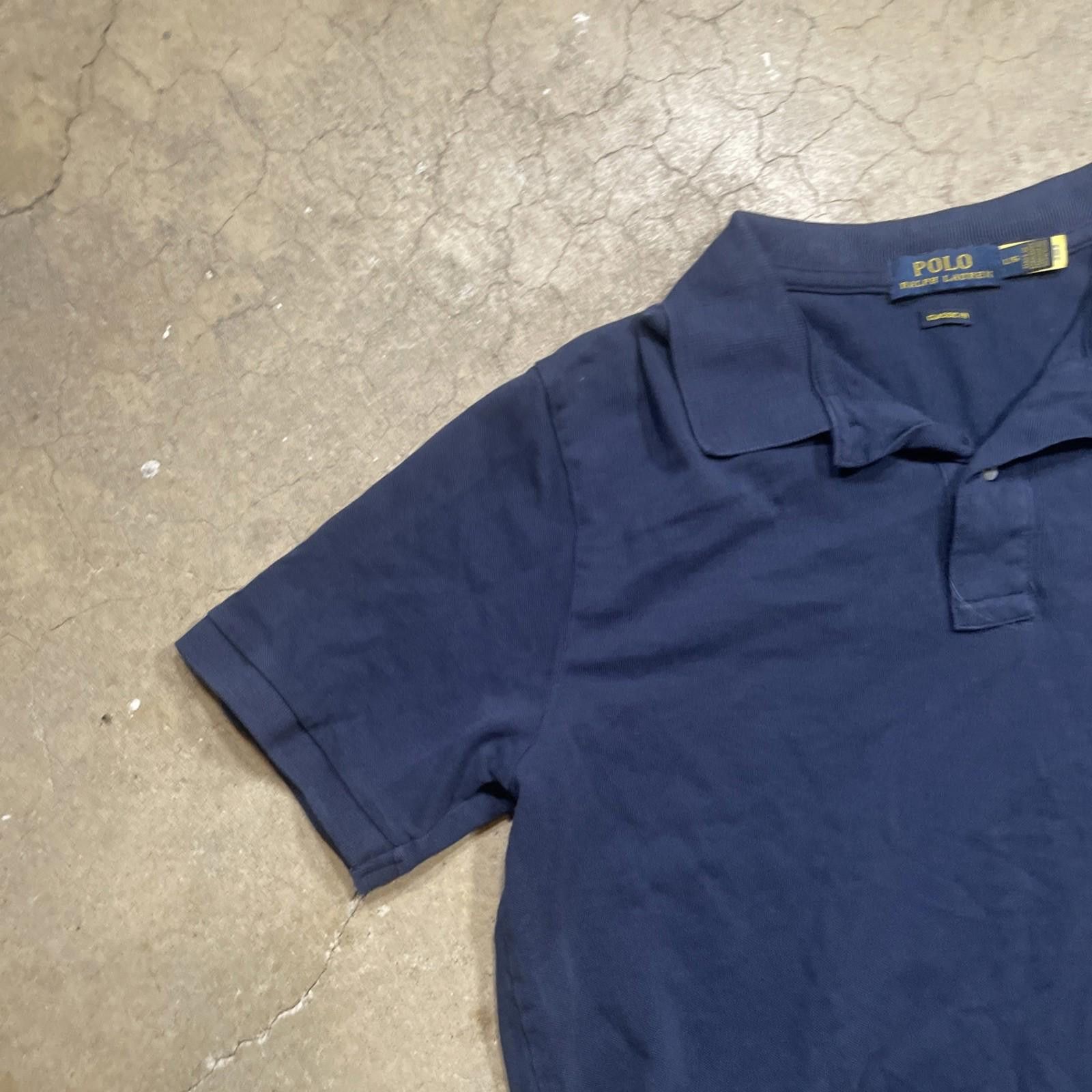 Polo Ralph Lauren Polo Ralph Lauren Blue Short Sleeve Polo Shirt Men's Large Size US L / EU 52-54 / 3 - 6 Thumbnail
