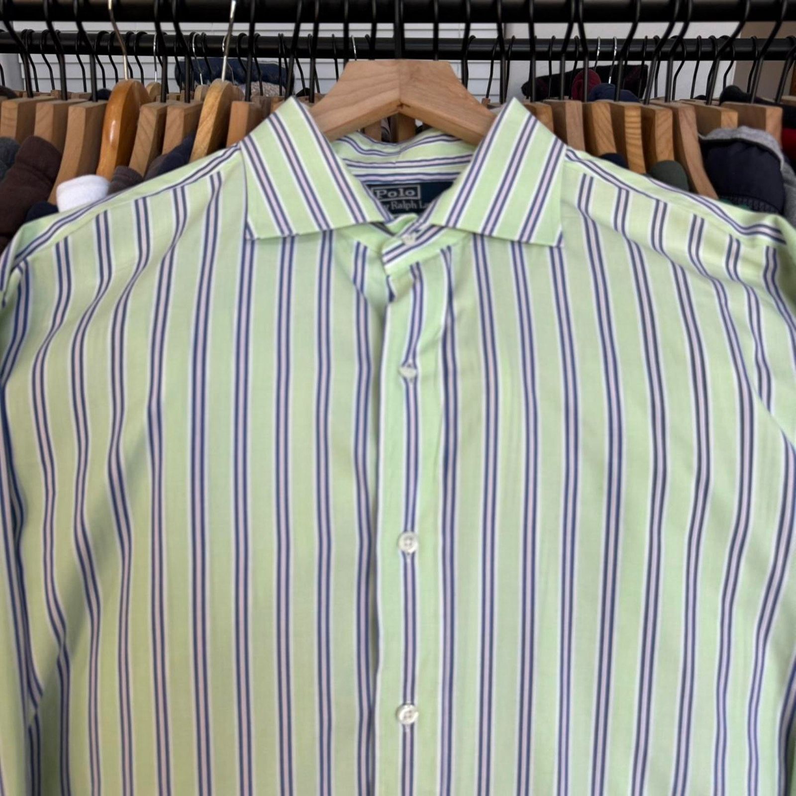 Polo Ralph Lauren Vintage 90s Polo Ralph Lauren Striped Button Up Shirt Size US XXL / EU 58 / 5 - 2 Thumbnail