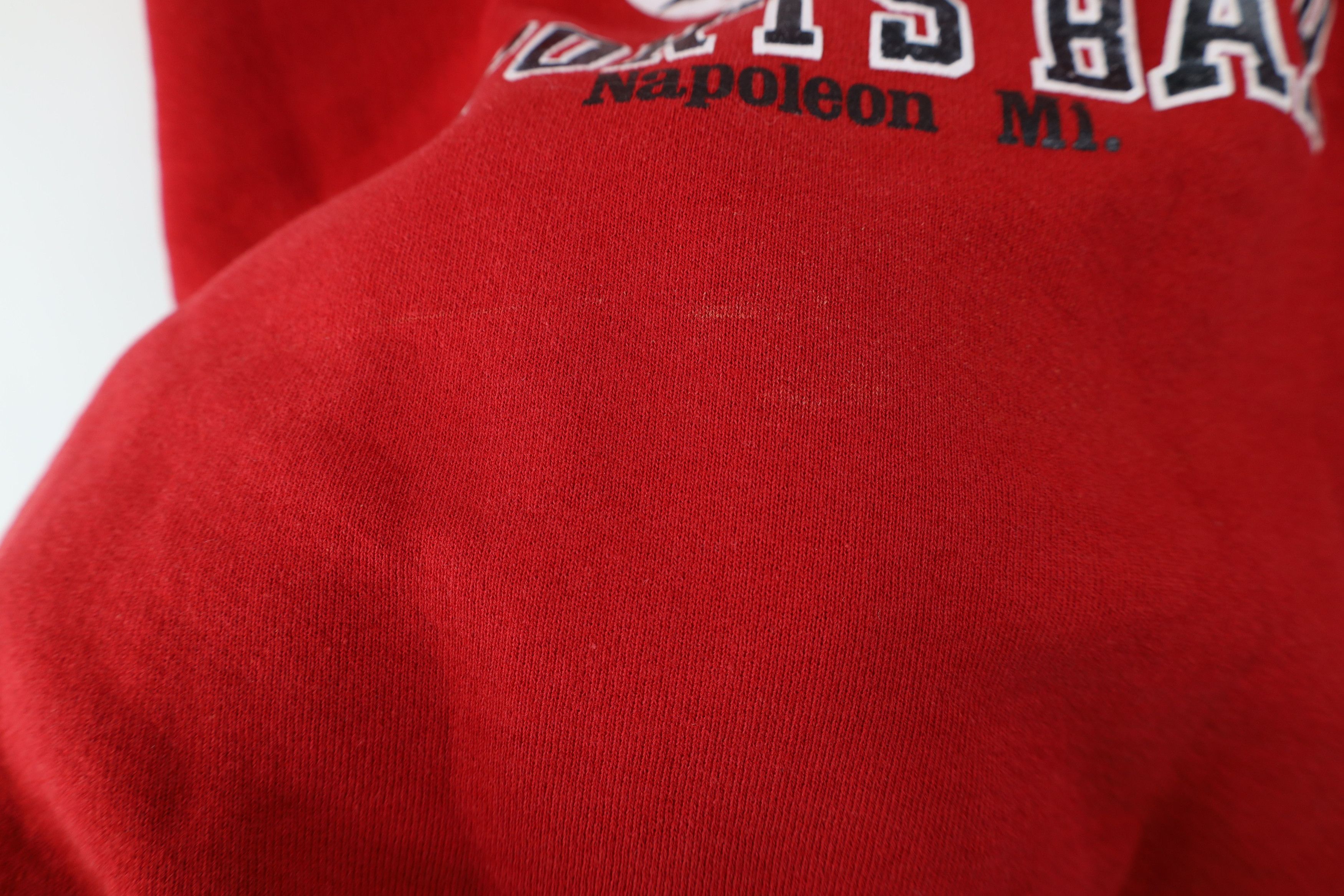 Russell Athletic Vintage 90s Russell Athletic Sports Bar Sweatshirt Red USA Size US XL / EU 56 / 4 - 5 Thumbnail