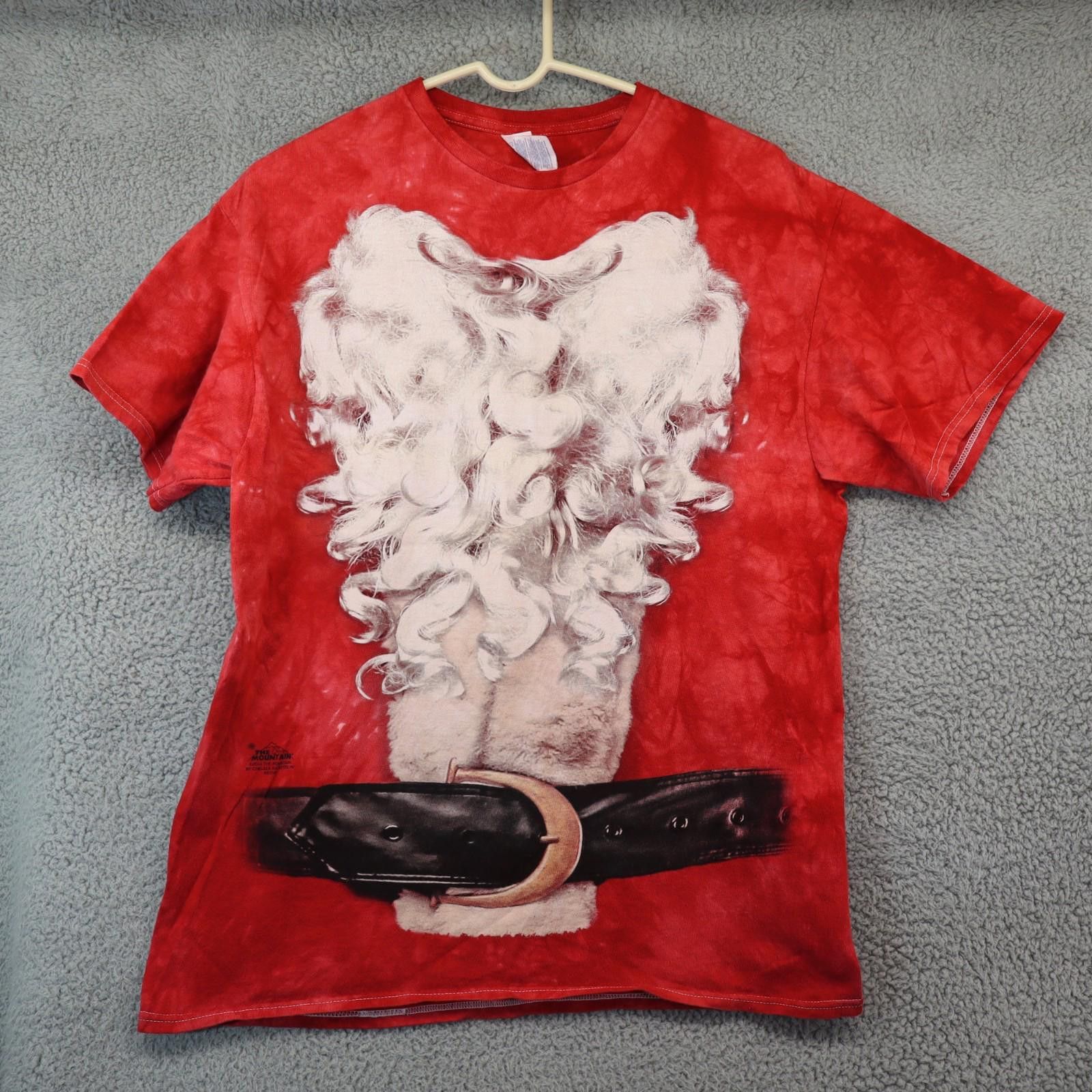 The Mountain The Mountain Santa Clause T Shirt Red 100% Cotton Size Large Size US L / EU 52-54 / 3 - 1 Thumbnail