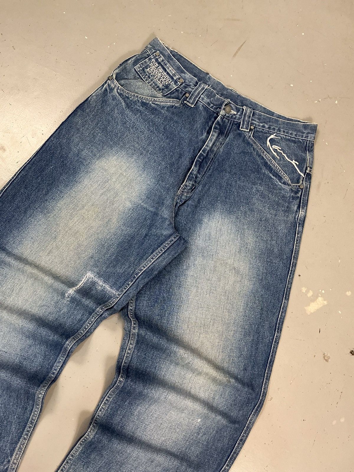 Karl Kani × Vintage Vintage Karl Kani embroidered denim Size US 34 / EU 50 - 5 Thumbnail