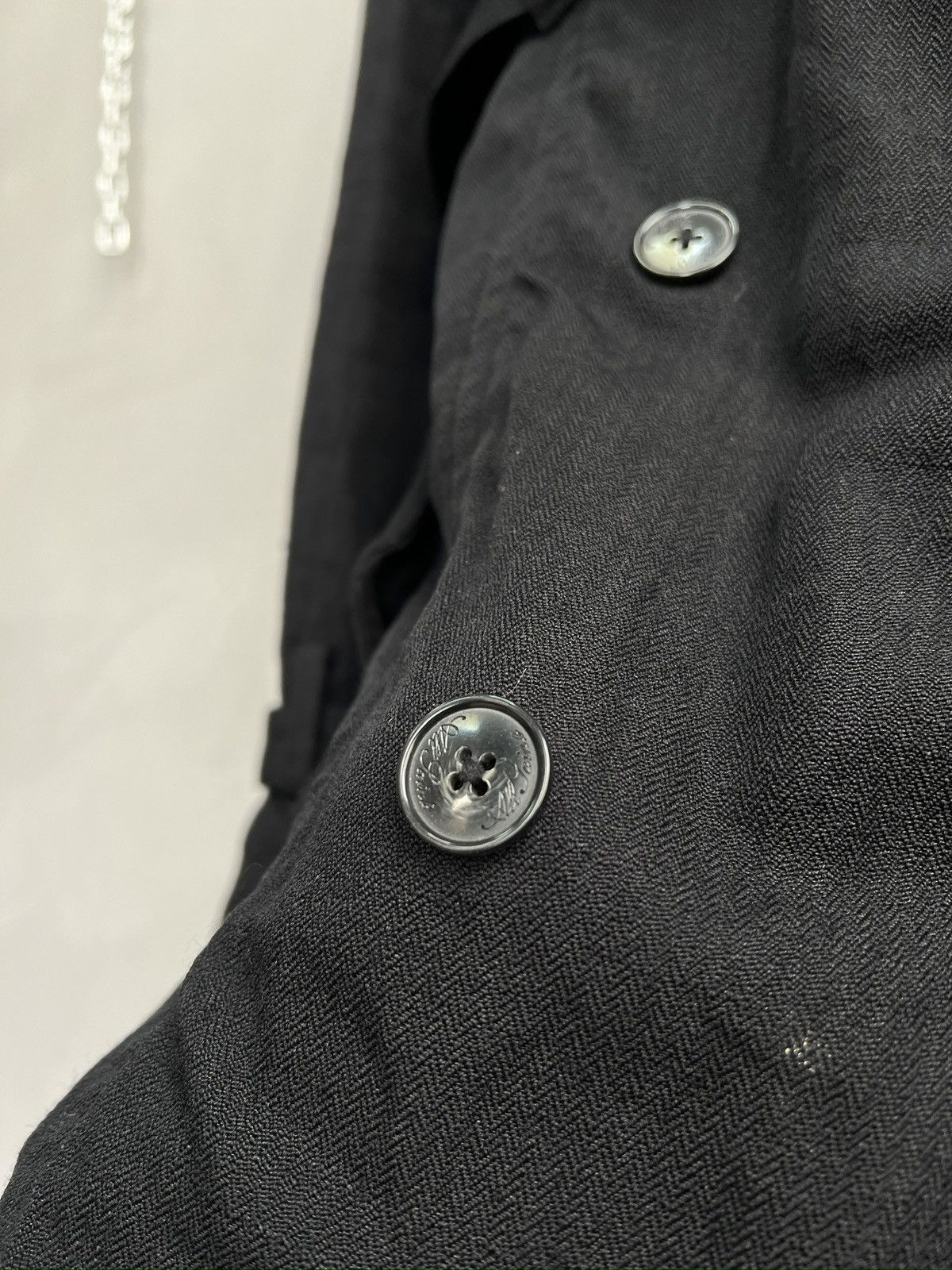 Allsaints Ann Demeulemeester style long coat black gothic style y2k Size US S / EU 44-46 / 1 - 6 Thumbnail