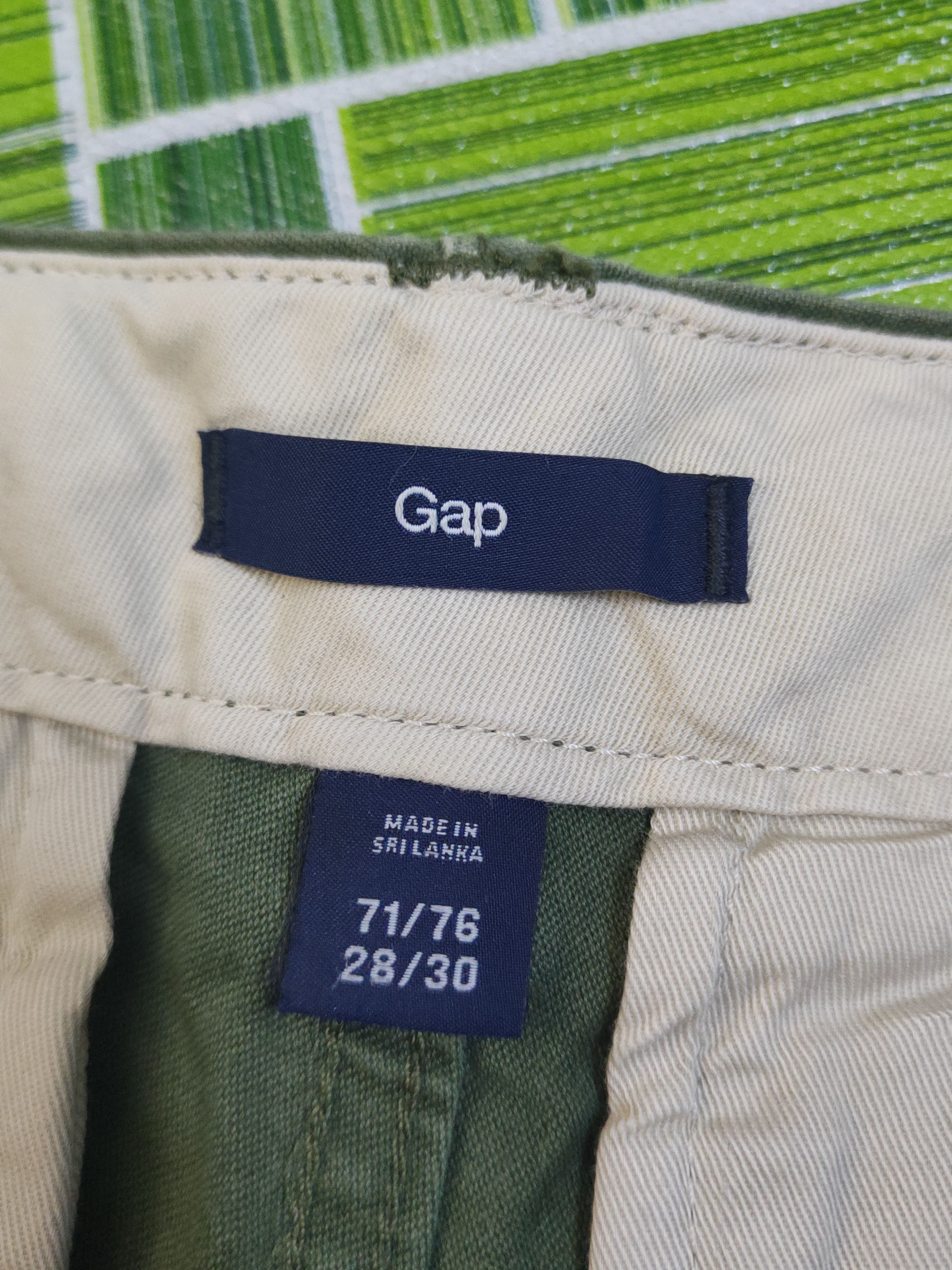 Japanese Brand DL Gap Green Multipocket Tactical Cargo Pants #1576 Size US 29 - 13 Thumbnail