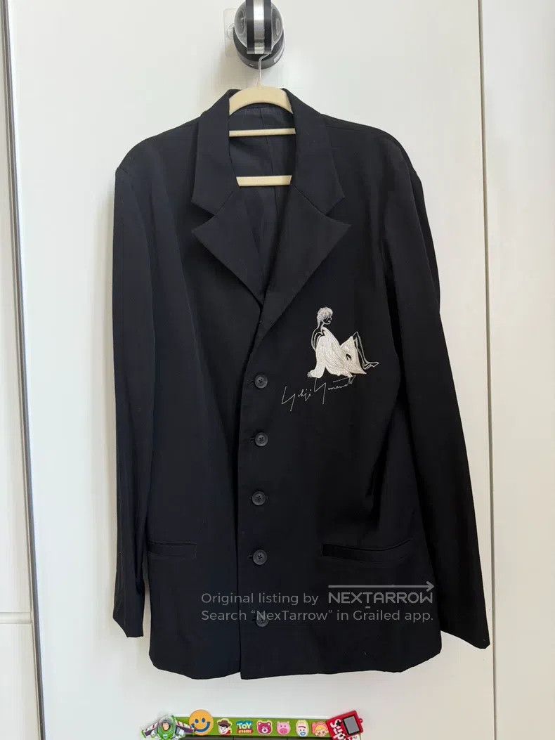 Yohji Yamamoto Yohji Yamamoto 02 SS replica actress embroidered suit jack Size US M / EU 48-50 / 2 - 1 Thumbnail