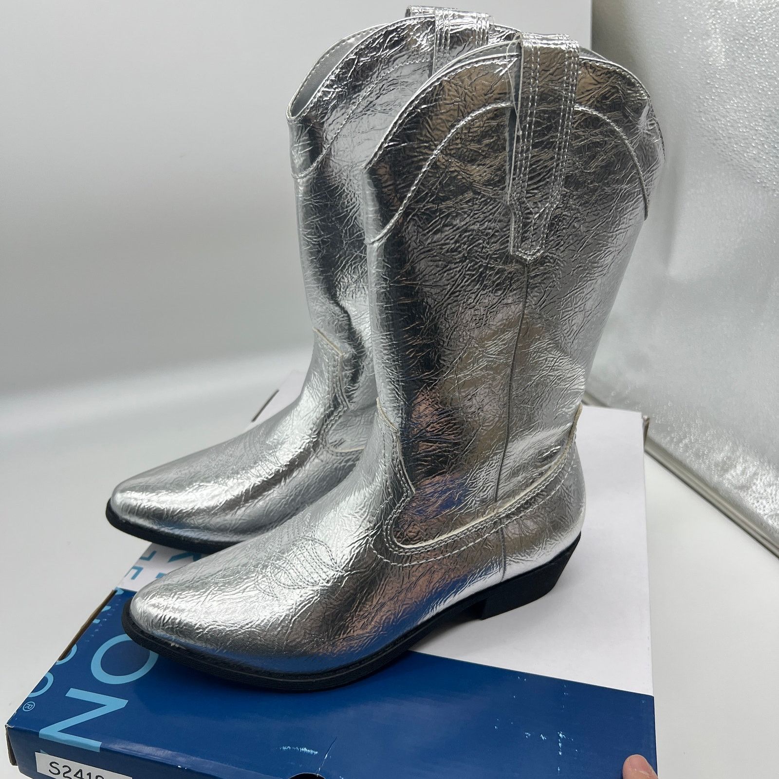 Other Arizona Jean Co Womens Western Heel Bootie Size US 6.5 / IT 36.5 - 5 Thumbnail