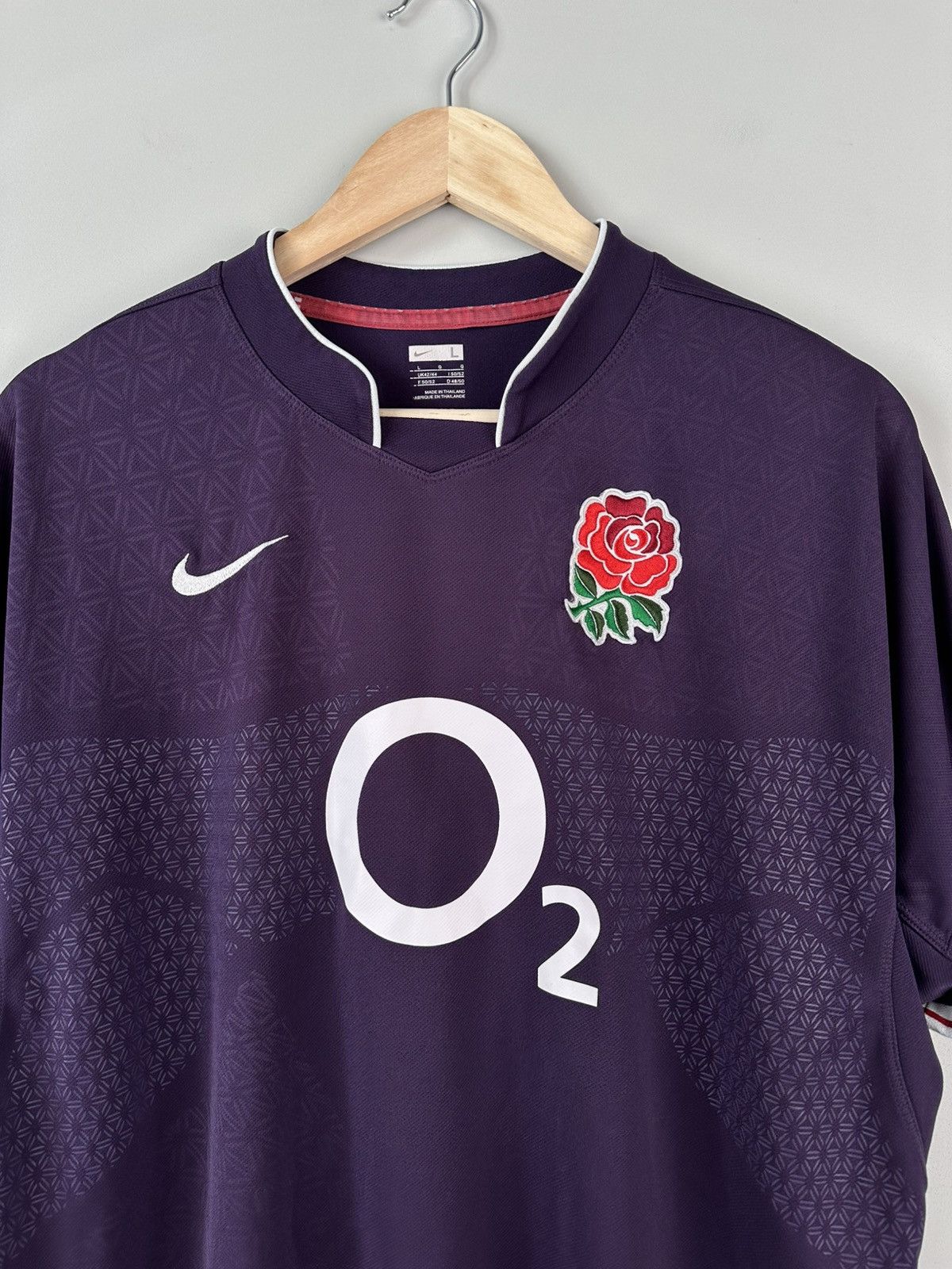 Nike Vintage 2009/2010 Nike Q2 England Rugby Jersey Size US L / EU 52-54 / 3 - 2 Thumbnail