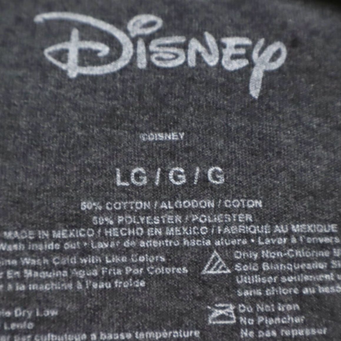 Disney Disney Snow White Grumpy Solid T-Shirt Charcoal Men's L Shirt Crew Short Sleeve Cotton Blend Disney Snow White Grumpy Mens L Charcoal 90s? Size US L / EU 52-54 / 3 - 5 Thumbnail