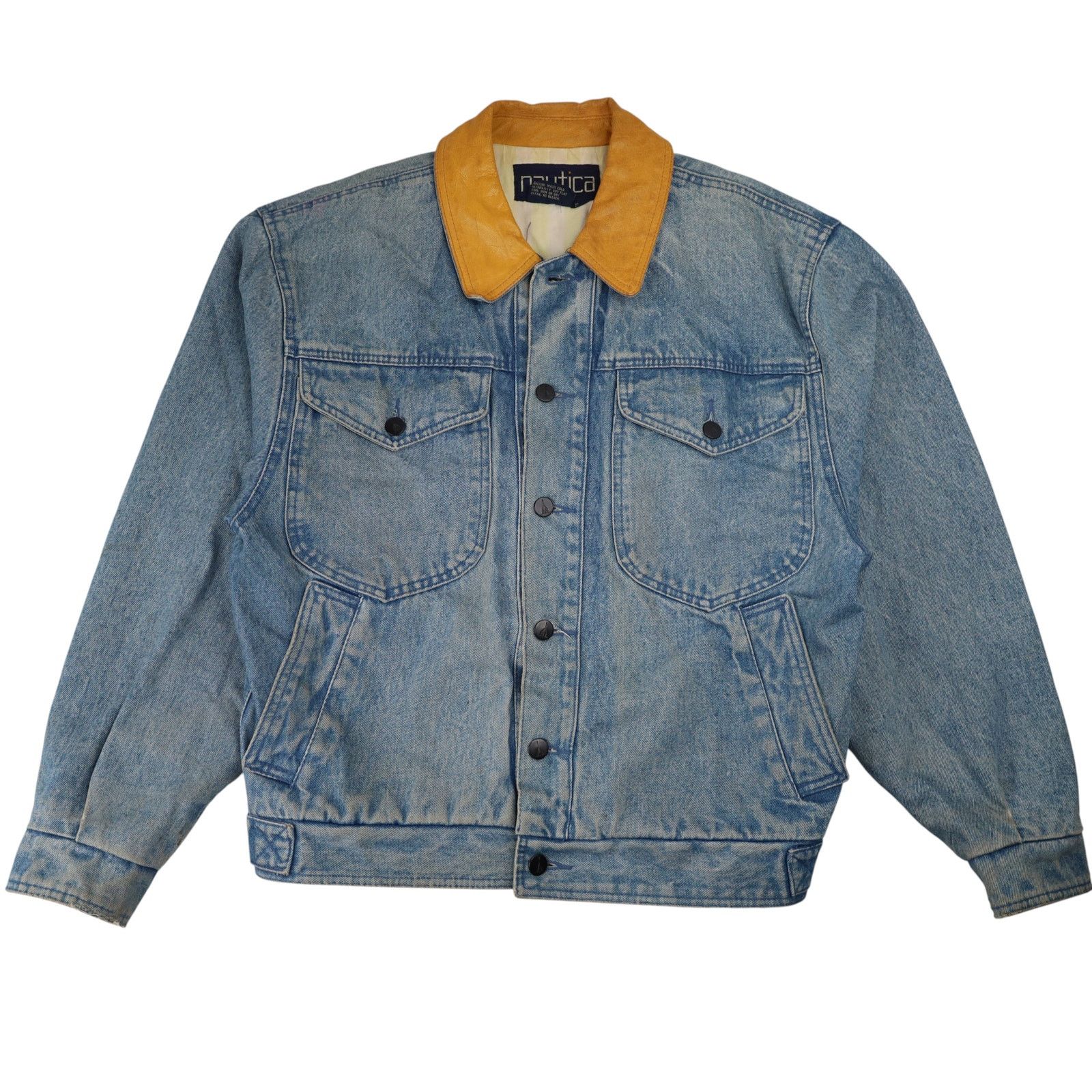 Nautica × Vintage Vintage Nautica Denim Jacket Size US S / EU 44-46 / 1 - 1 Thumbnail