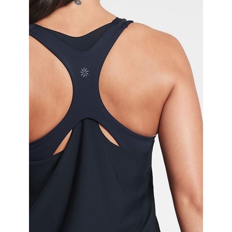 Athleta Athleta Ultimate 2-In-1 Support Top Bra & Tank Black Navy XS Size XS / US 0-2 / IT 36-38 - 8 Thumbnail