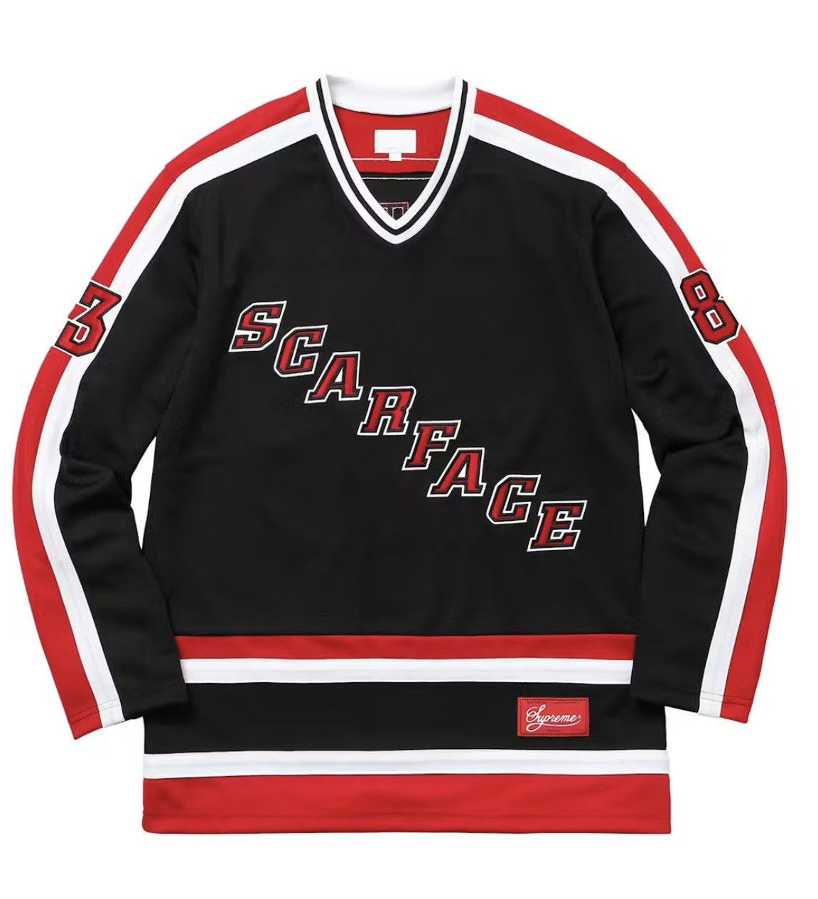 Supreme Scarface Hockey Jersey, Sz Worn 1x Authentic
