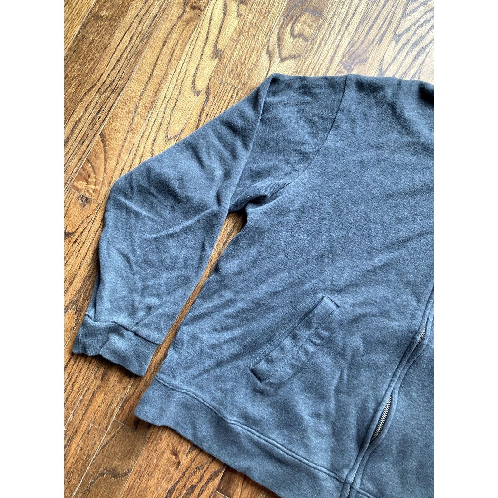 Polo Ralph Lauren Vintage Polo Ralph Lauren Jacket Mens Large Gray Cardigan Pony Cotton Knit Zip Full Size US L / EU 52-54 / 3 - 2 Thumbnail