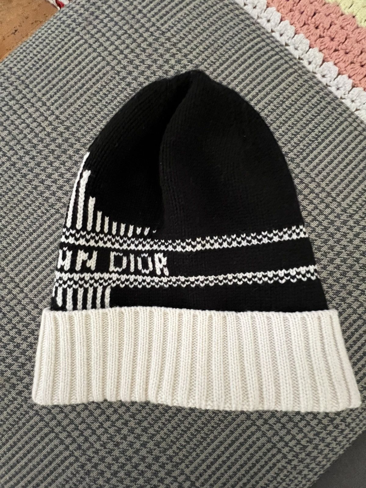 Christian Dior Monsieur Christian Dior Beanie Wool Cashmere star alps ski Size ONE SIZE - 5 Thumbnail