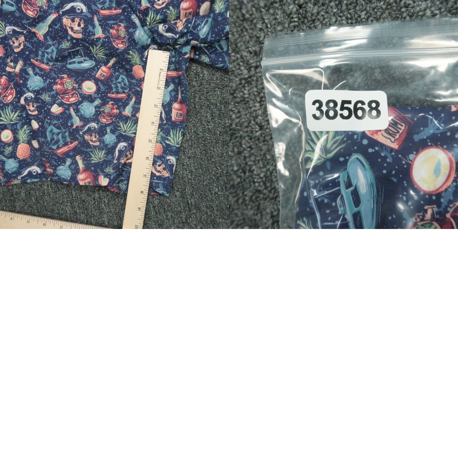 Peter Millar Peter Millar Swim Trunks Mens XXL Blue Seaside Ship Faced Skull Lined Shorts Size US 39 - 8 Thumbnail