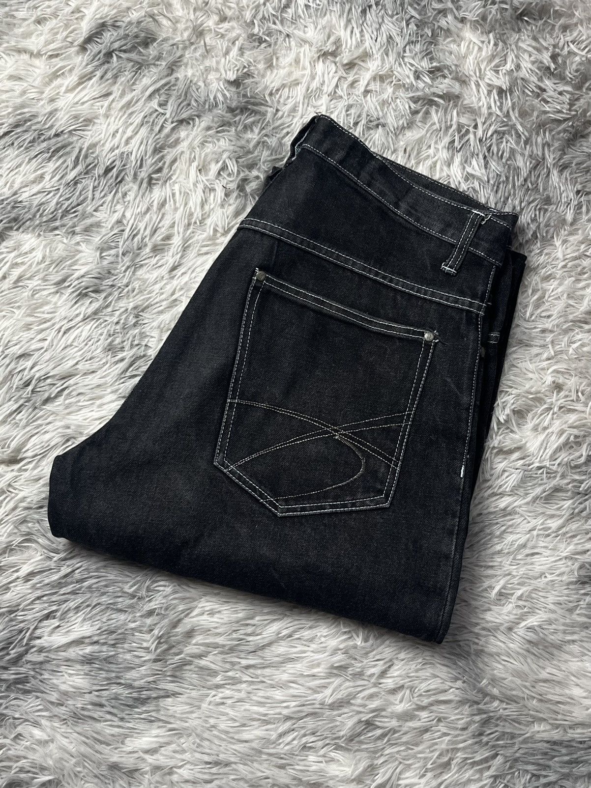 Karl Kani Vintage 90s karl kani jeans black Size US 34 / EU 50 - 1 Thumbnail