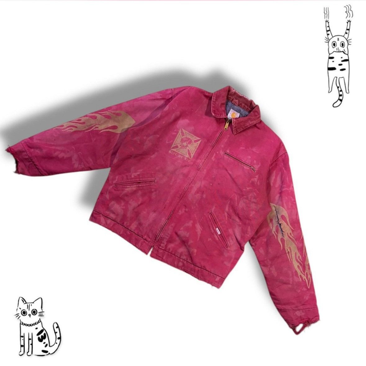 Carhartt Carhartt West Coast droppers Detroit Crimson red jacket Size US L / EU 52-54 / 3 - 1 Thumbnail