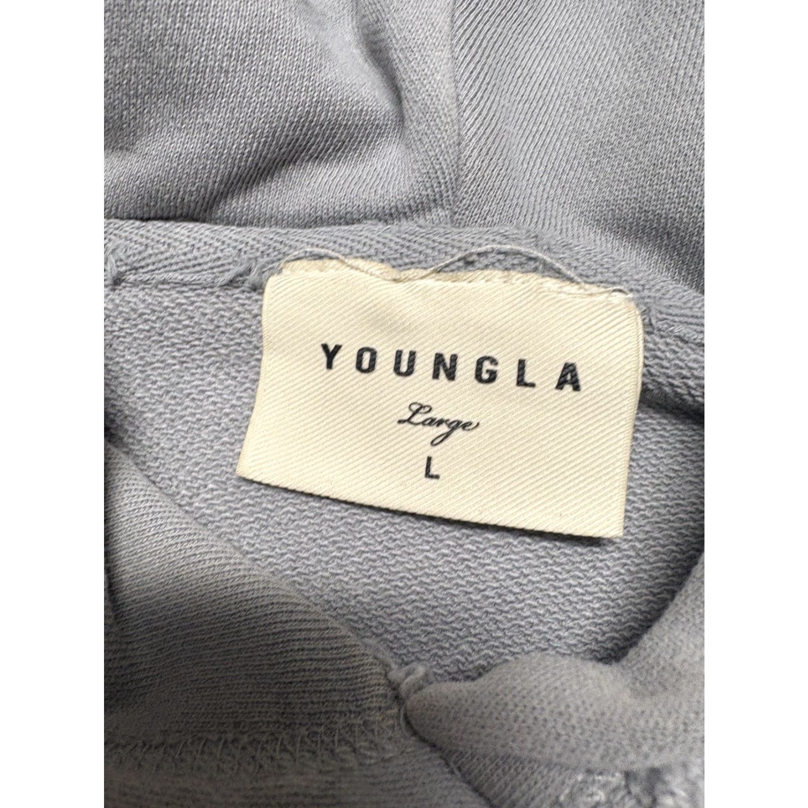 YoungLA YoungLA Hoodie Adult Large 3142 Gray Size US L / EU 52-54 / 3 - 4 Thumbnail