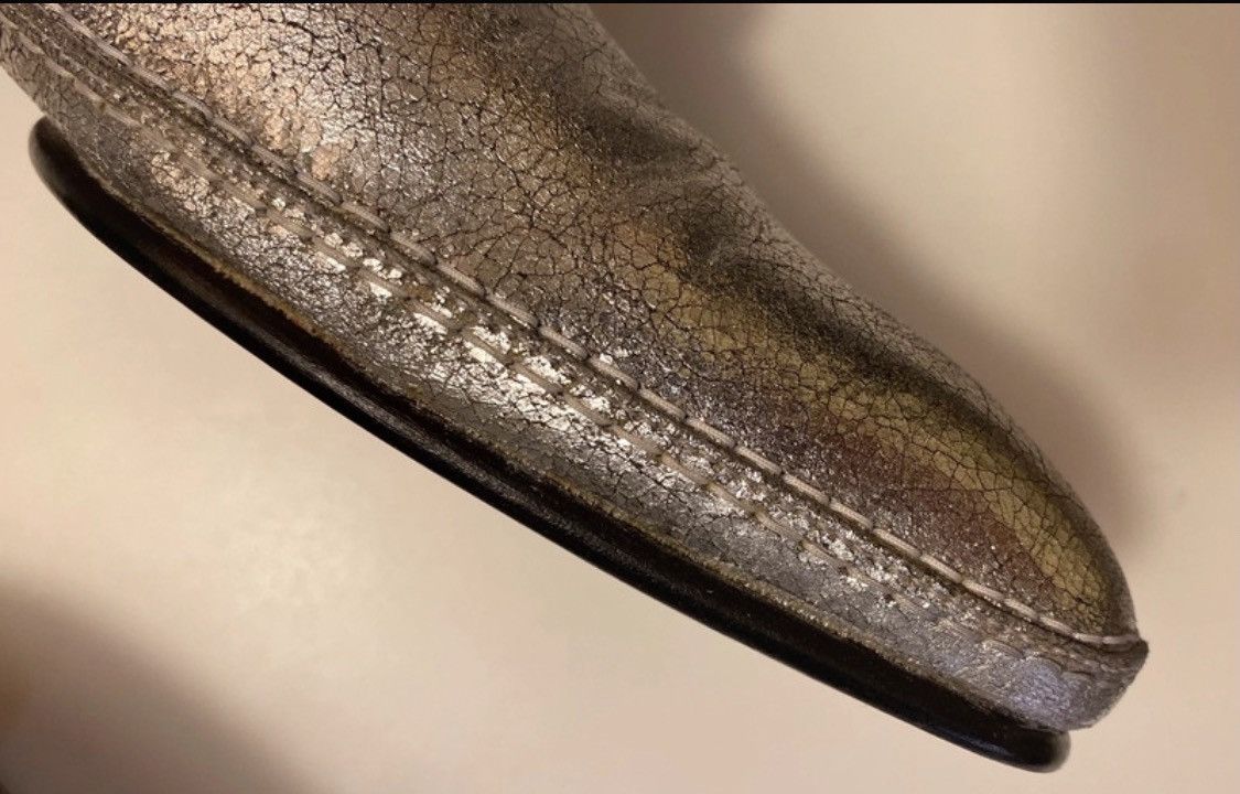 Quercioli Loafers in craquelé leather Size US 8.5 / EU 41-42 - 4 Thumbnail