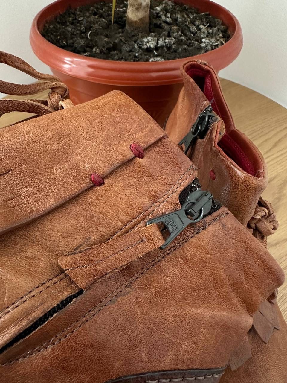 A.S.98 × Japanese Brand × Vintage Vintage Japanese A.S98 Brown Leather Air Step Womesn Boots Size US 8.5 / IT 38.5 - 13 Thumbnail