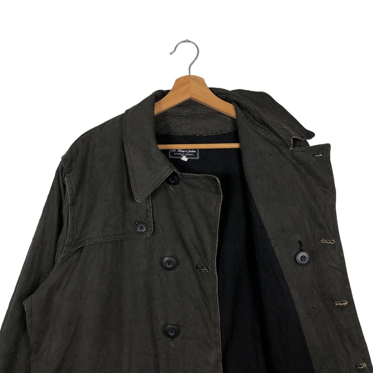 Japanese Brand 🔥VINTAGE LONG JACKET CONSTRUCTED KING & JOHN JAPAN Size US L / EU 52-54 / 3 - 10 Thumbnail