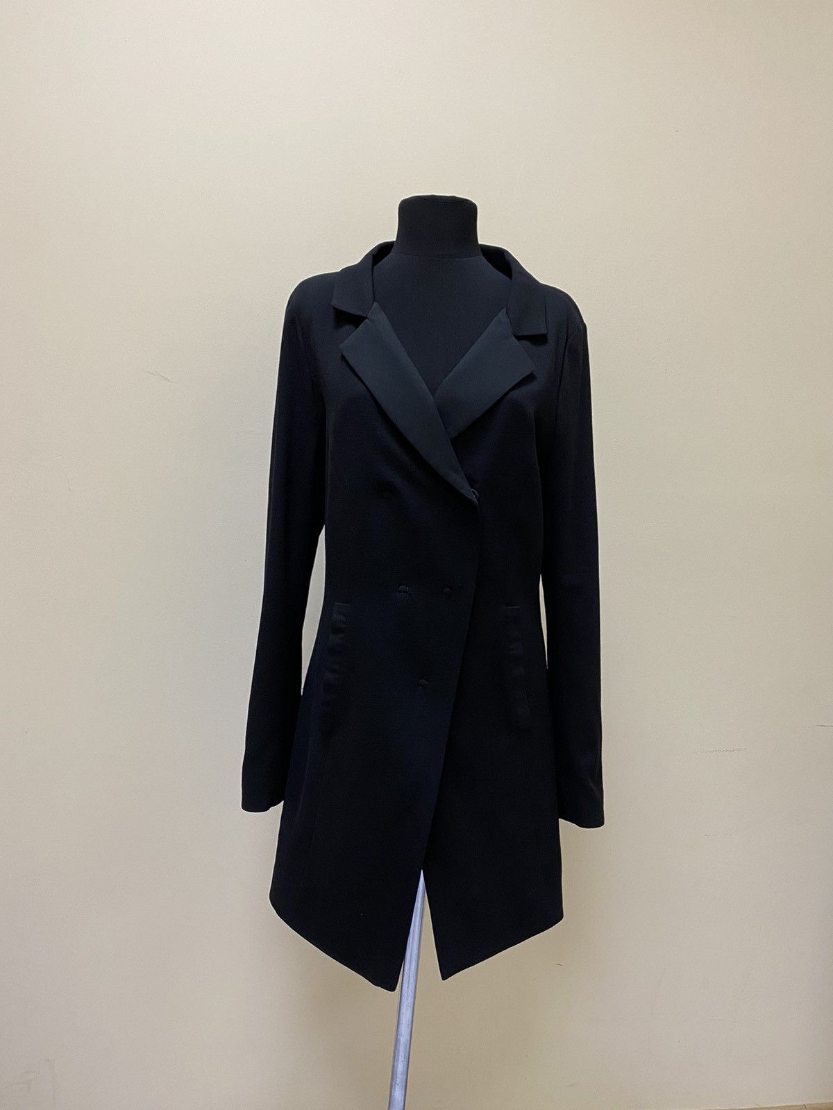 Annette Gortz Annette Gortz Womens Black Coat Jacket Virgin Wool Size 40 Size S / US 4 / IT 40 - 1 Thumbnail