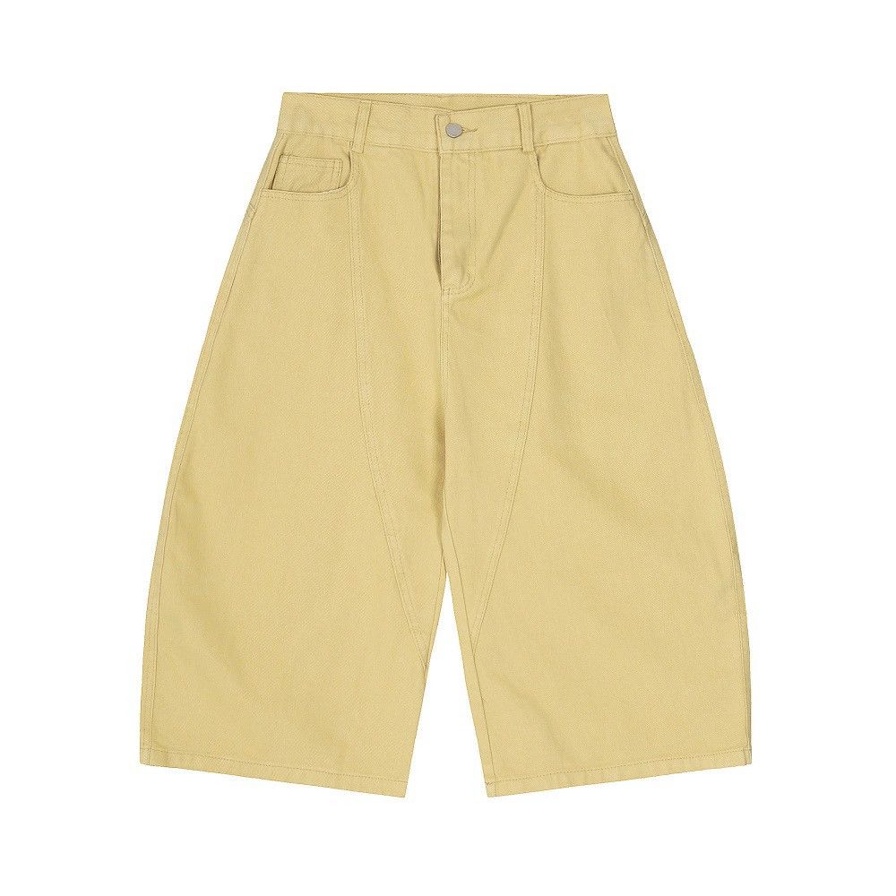 Vintage Men's street stitching washed loose scimitar denim shorts Size US 32 / EU 48 - 1 Thumbnail