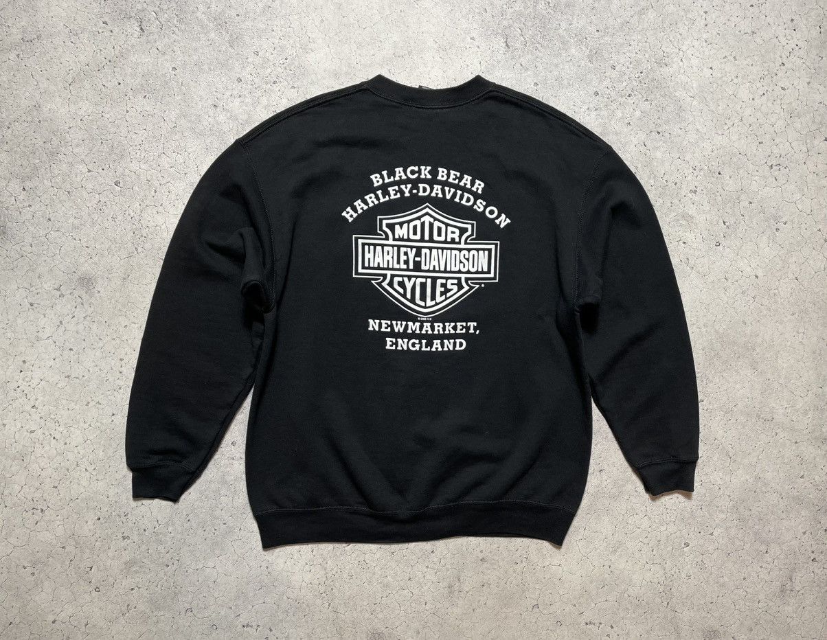 image of Harley Davidson x Made In USA Vintage Sweatshirt Harley Motor Davidson 2006 Made In Usa in Black (S