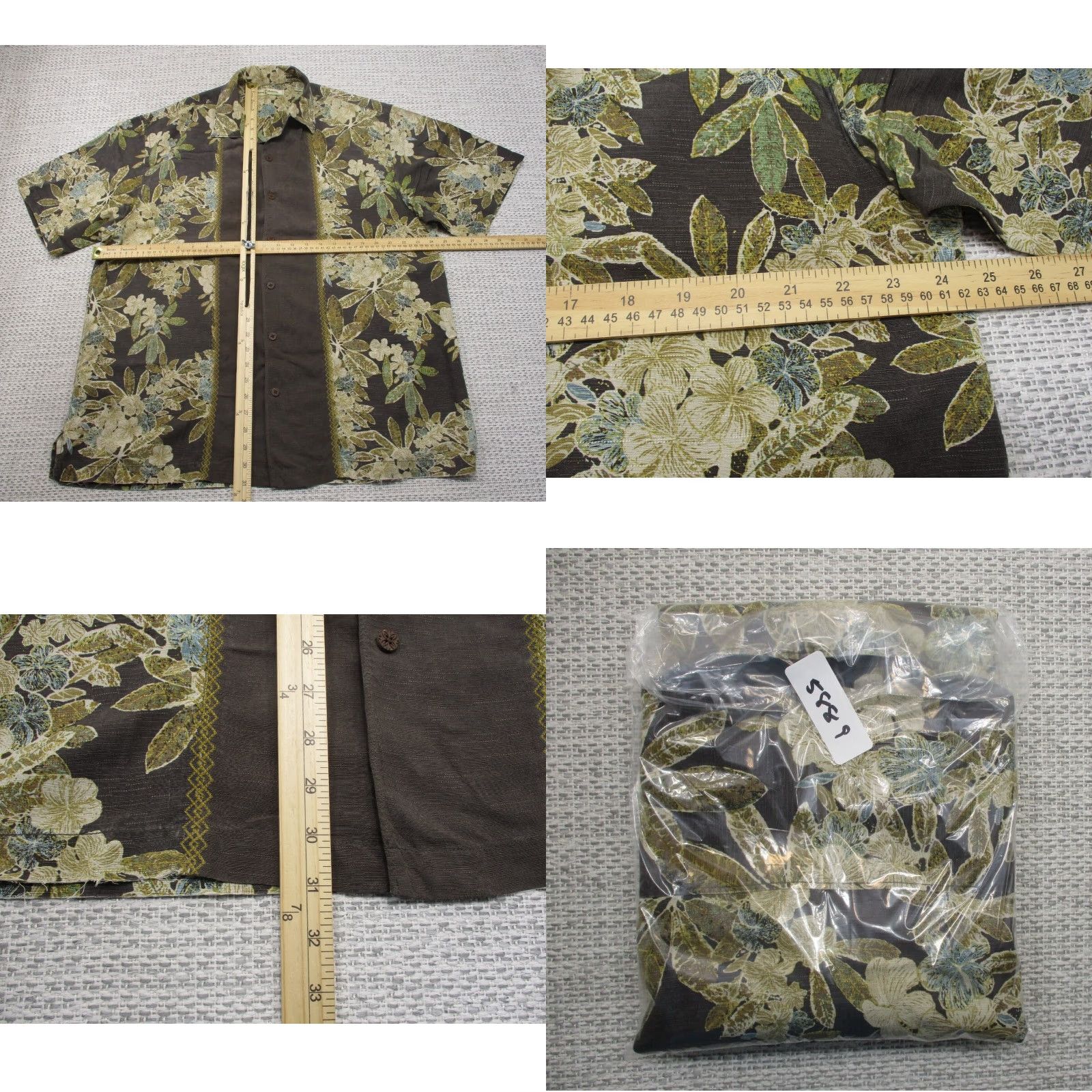 Tommy Bahama VINTAGE? No — Tommy Bahama Mens Hawaiian Shirt XL Short Sleeve Floral Button Up Silk Shirt Men Beach California 90s Retro Designer Nautical USA Size US XL / EU 56 / 4 - 8 Thumbnail