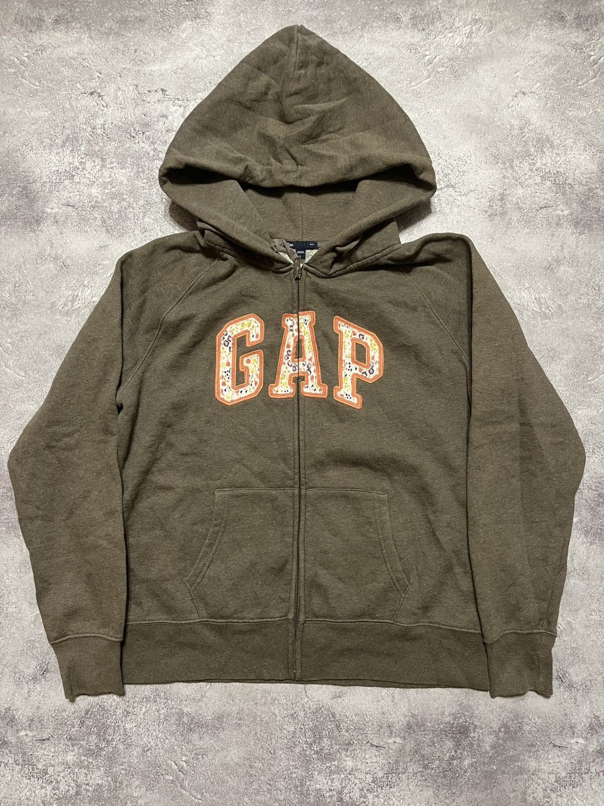 Gap Vintage brown Gap womens hoodie Size L / US 10 / IT 46 - 2 Thumbnail