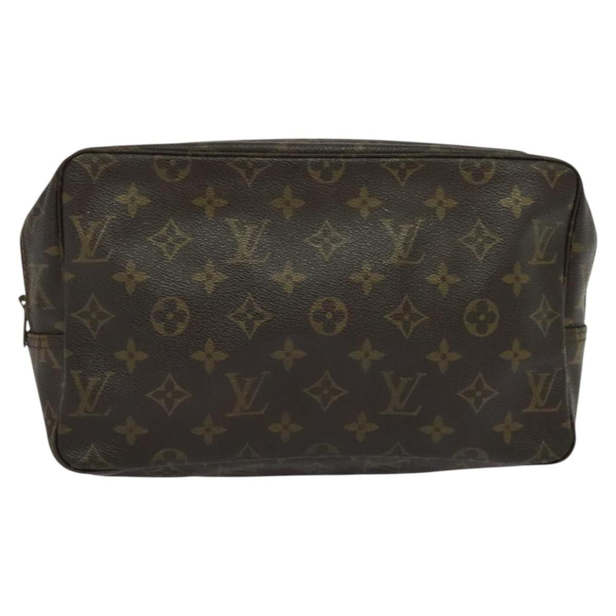 Louis Vuitton Trousse Toilette 28 Brown Canvas Clutch Bag (Pre-Owned) Size ONE SIZE - 1 Thumbnail
