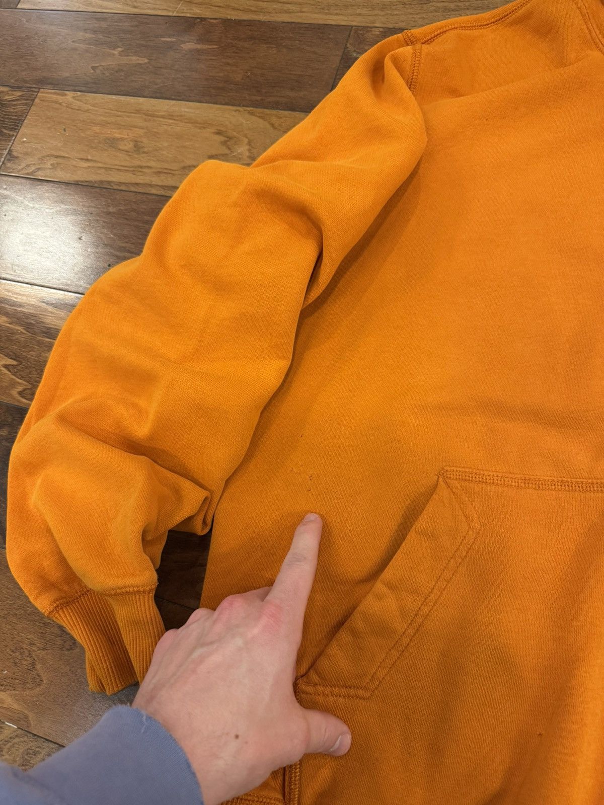 Nike Y2K Nike Essential Orange Full Zip Vintage Hoodie Size US L / EU 52-54 / 3 - 8 Thumbnail