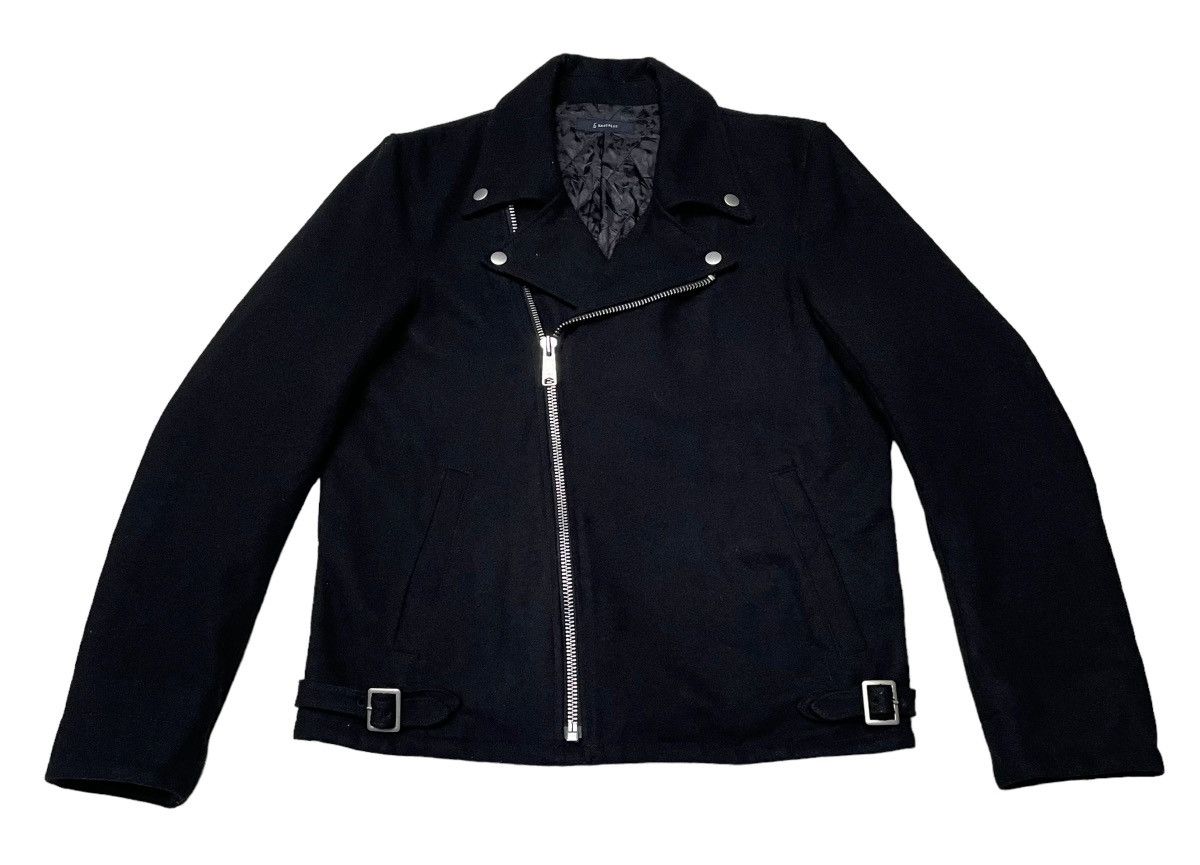 image of Rageblue Double Collar Jacket 2000S in Black, Men's (Size XS)