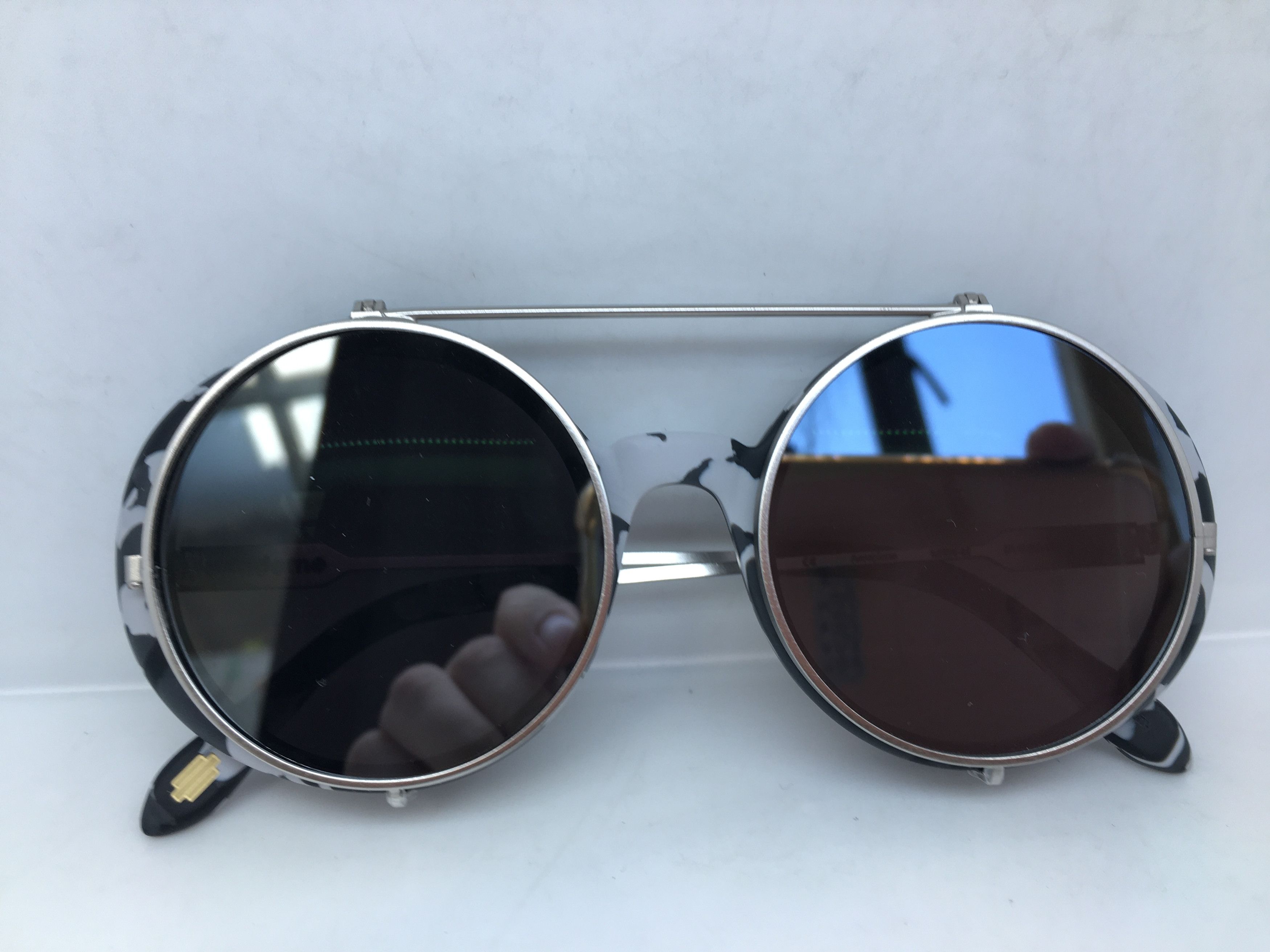 Vintage Vintage Anderne Round Sunglasses Frame Flip Sun lens Size ONE SIZE - 2 Thumbnail